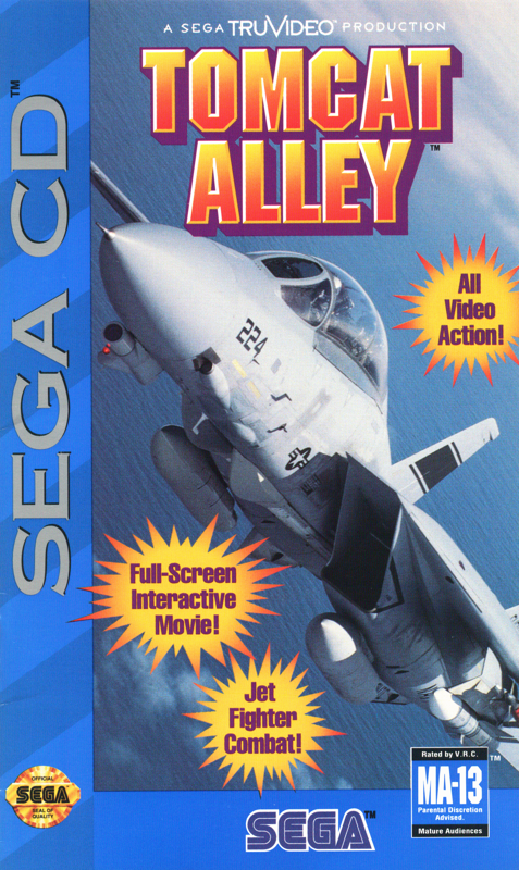 Tomcat Alley box art for Sega CD